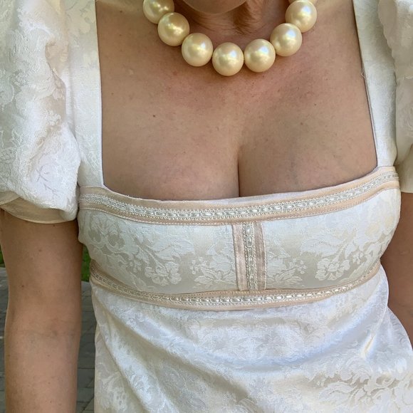 Coming Soon! Bridgerton Regency Jane Austen Emma Gown by eVaVie SZ Small-Medium - Picture 7 of 14